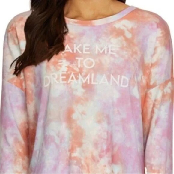 BNWT Wildfox Intimates Rainbow Cloud Pajamas size Medium - Picture 2 of 6